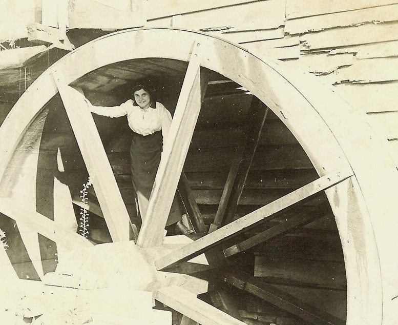 Grist Mill Water Wheel Saltillo 1914